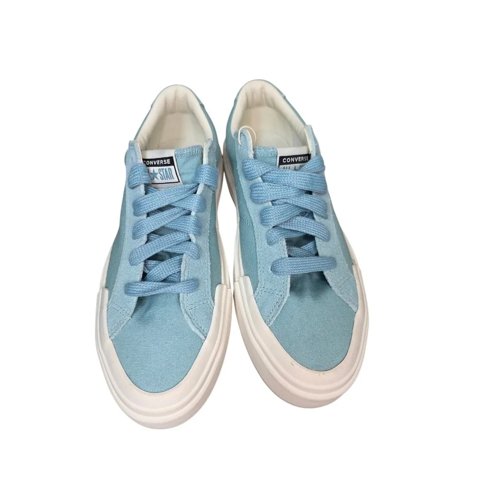 Converse All Star Cruise Platform Light Blue Canvas Sneakers Womens 11 EU 43 - Picture 5 of 10